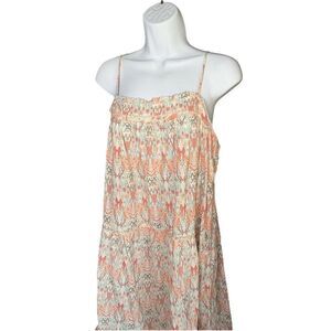 Anthropologie SATURDAY SUNDAY Cynthia Tiered Dress Women’s Size Medium Peach